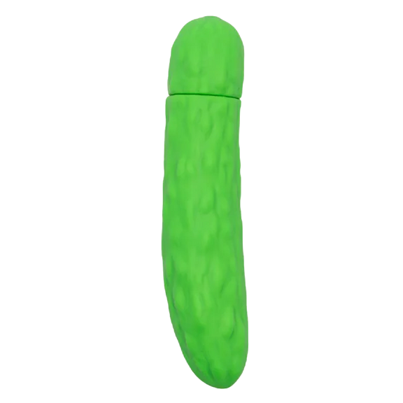 The Emojibator Pickle in front of a transparent background | Kinkly Shop