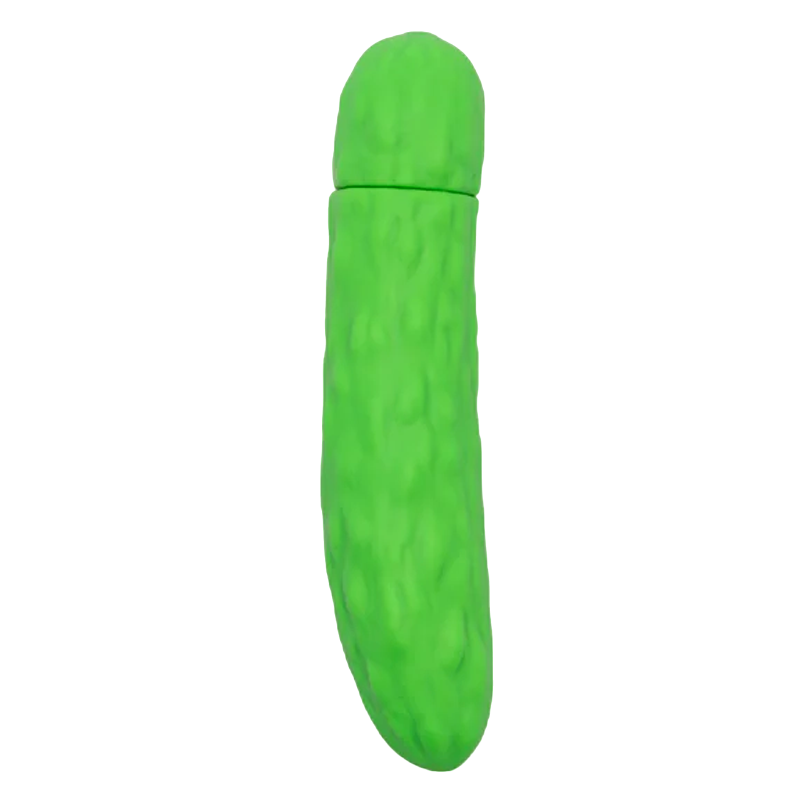 The Emojibator Pickle in front of a transparent background | Kinkly Shop