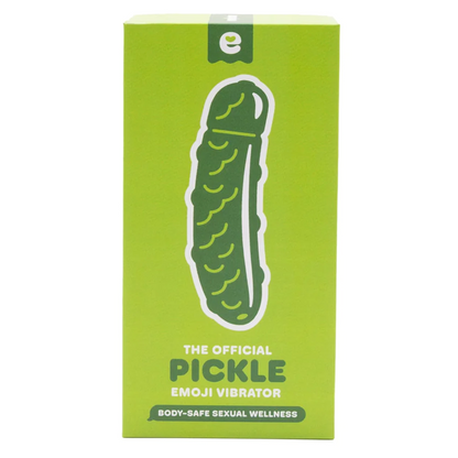 Packaging for the Emojibator Pickle | Kinkly Shop