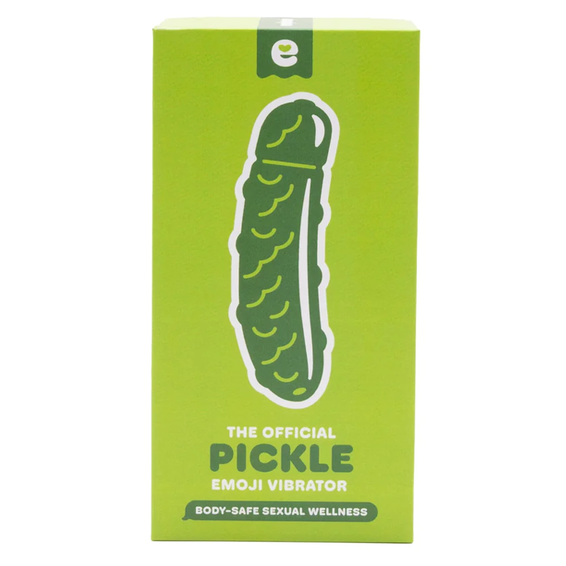 Packaging for the Emojibator Pickle | Kinkly Shop