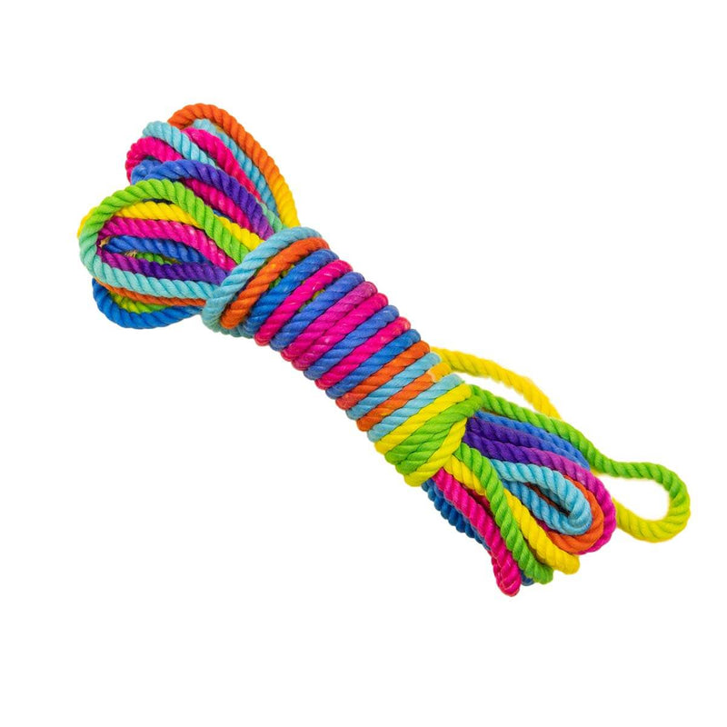 Emojibator Bondage Rope in Unicorn coloration | Kinkly Shop