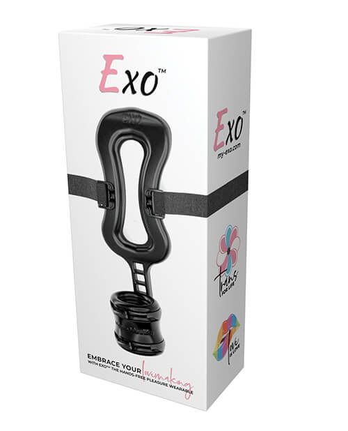 Packaging for the EXO hands free penis sex toy | Kinkly Shop