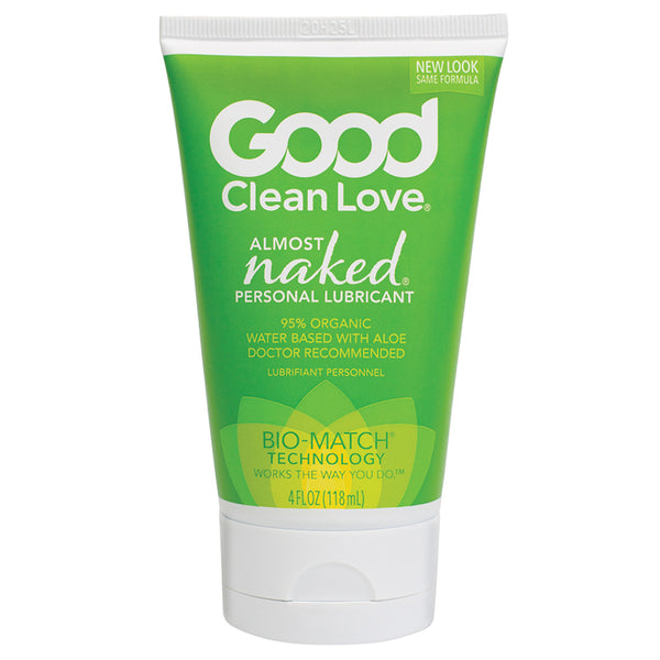 Front of the package of the Good Clean Love Organic Water Based Lubricant | Kinkly Shop