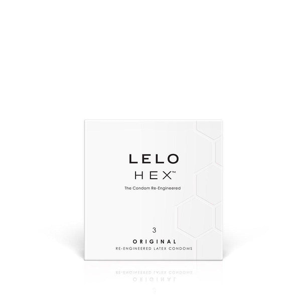LELO HEX Condoms Original 3 Pack - Kinkly Shop