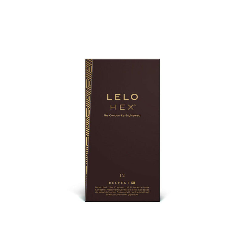 LELO HEX Respect XL Condoms 12 Pack - Kinkly Shop