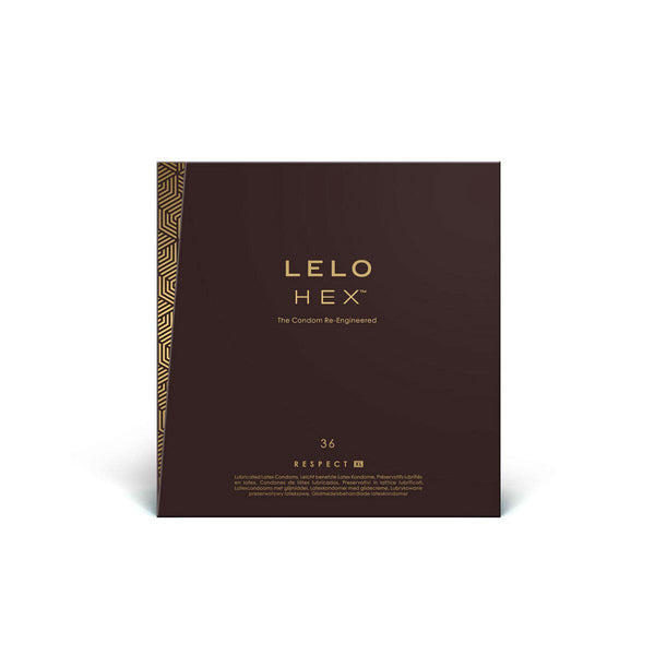 LELO HEX Respect XL Condoms 36 Pack - Kinkly Shop