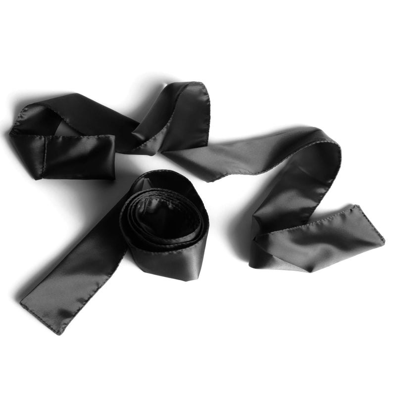 Liberator Silky Tie-Ups in Black | Kinkly Shop
