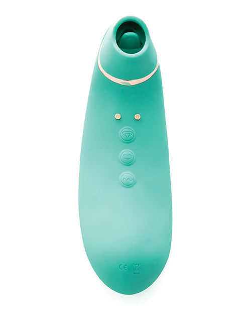 nu Sensuelle Trinitii 3-in-1 Tongue Suction Vibe in Electric Blue | Kinkly Shop