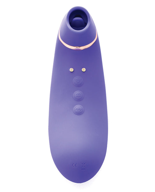 nu Sensuelle Trinitii 3-in-1 Tongue Suction Vibe in Ultra Violet | Kinkly Shop
