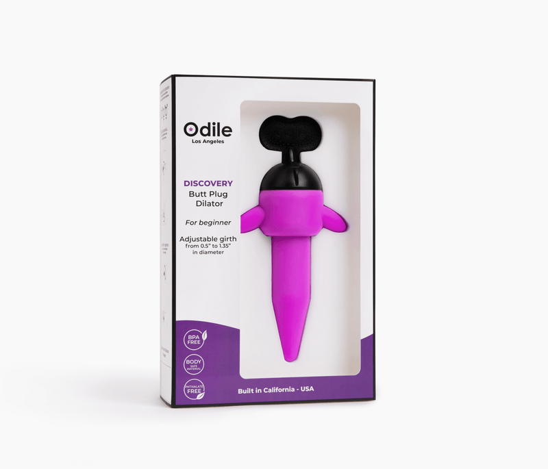 Packaging for the Odile Absolute anal dilator | Kinkly Shop