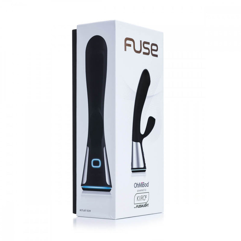 Packaging of the OhMiBod Fuse | Kinkly Shop