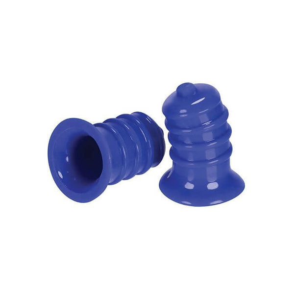 Oxballs Elong Nipsuckers in Cobalt blue against a white background | Kinkly Shop