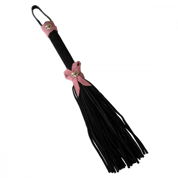 Rouge Short Suede Flogger Leather Handle