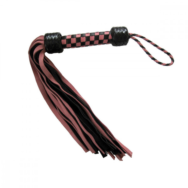 Ruff Doggie Styles Short Suede Flogger in Pink | Kinkly Shop