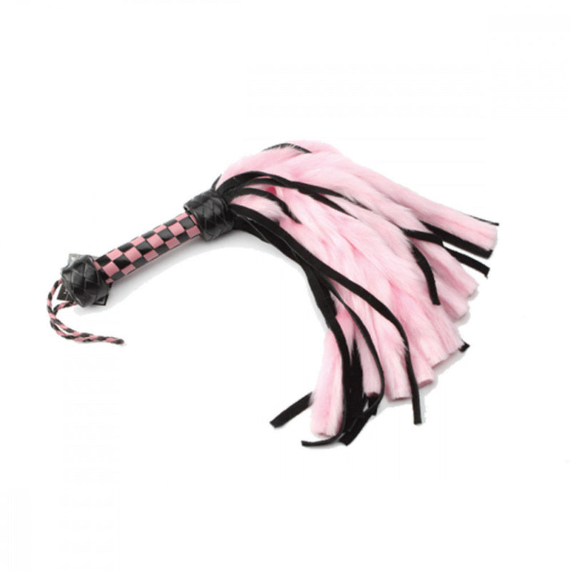 Ruff Doggie Styles Suede and Fluff Mini Flogger | Kinkly Shop