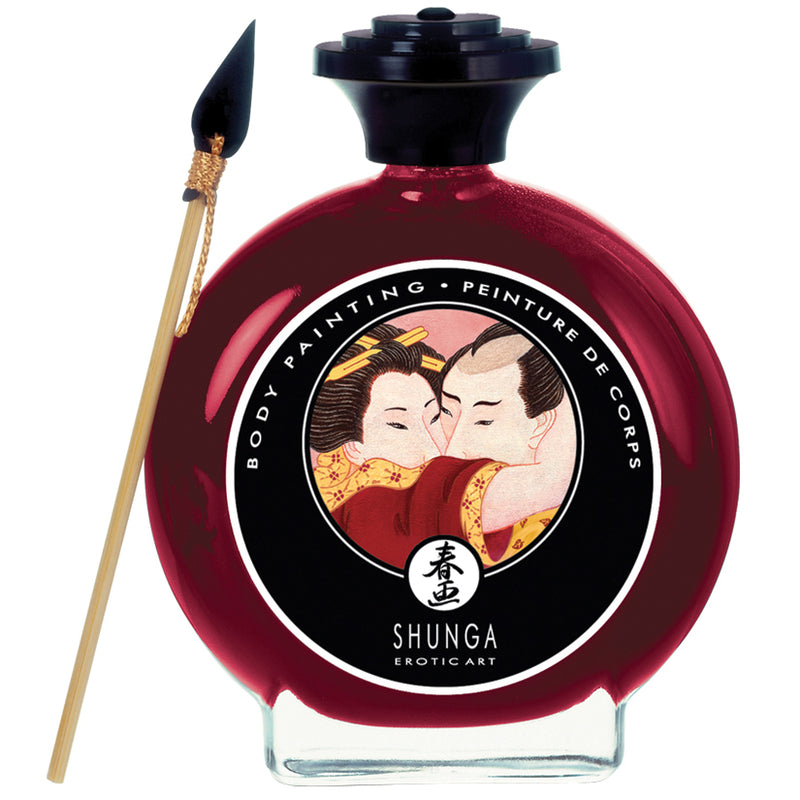 Shunga Body Painting Chocolate in Strawberry flavor | Kinkly Shop