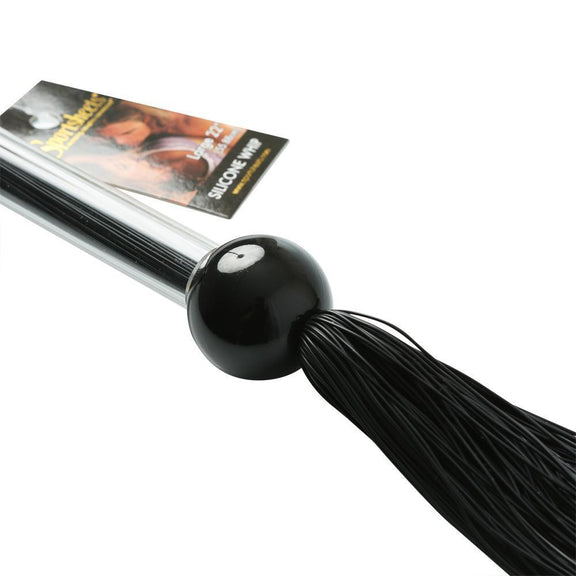 Sportsheets Large Rubber Whip Black - Kinkly Shop