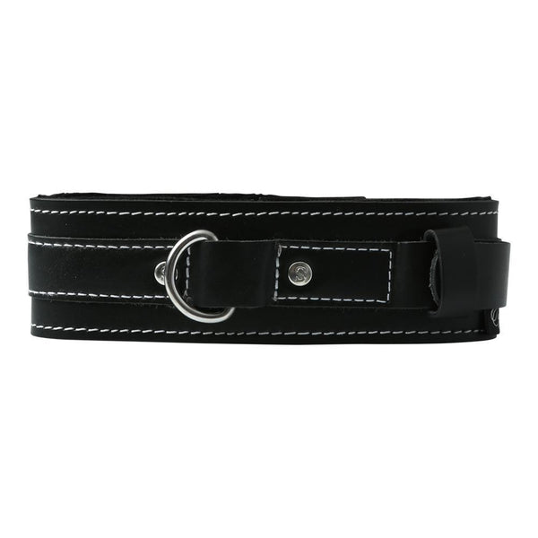Sportsheets Lined Leather Collar - Kinkly Shop