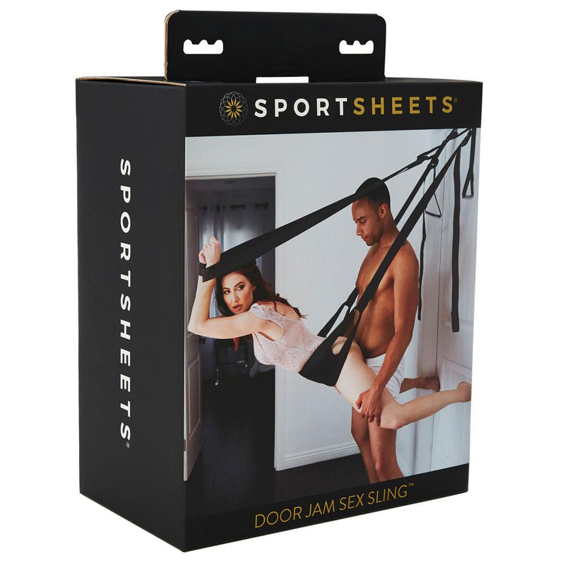 Packaging for the Sportsheets Door Jam Sex Sling | Kinkly Shop