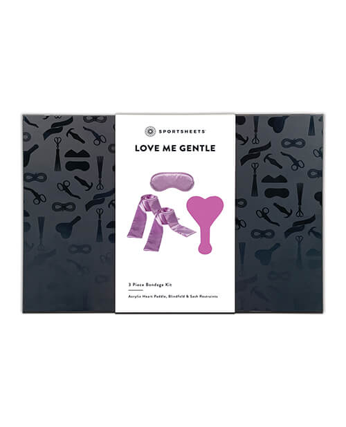 The packaging for the Sportsheets Love Me Gentle Kit. | Kinkly Shop