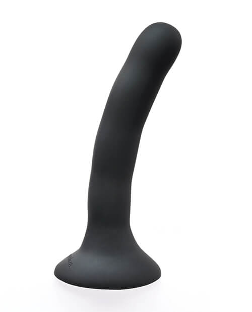 Sportsheets Please Dildo in Black against a white background | Kinkly Shop