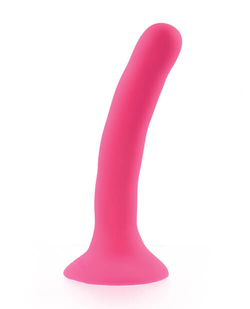 Sportsheets Please Dildo in pink against a white background | Kinkly Shop