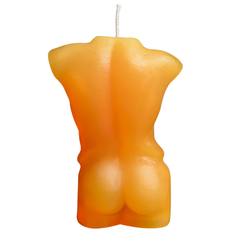 The backside of the Sportsheets Torso 4 Wax Play Candle set against a white background | Kinkly Shop