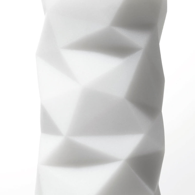 Close-up of the Tenga 3D Polygon texture against a white background. This is the least intense of the textures. | Kinkly Shop