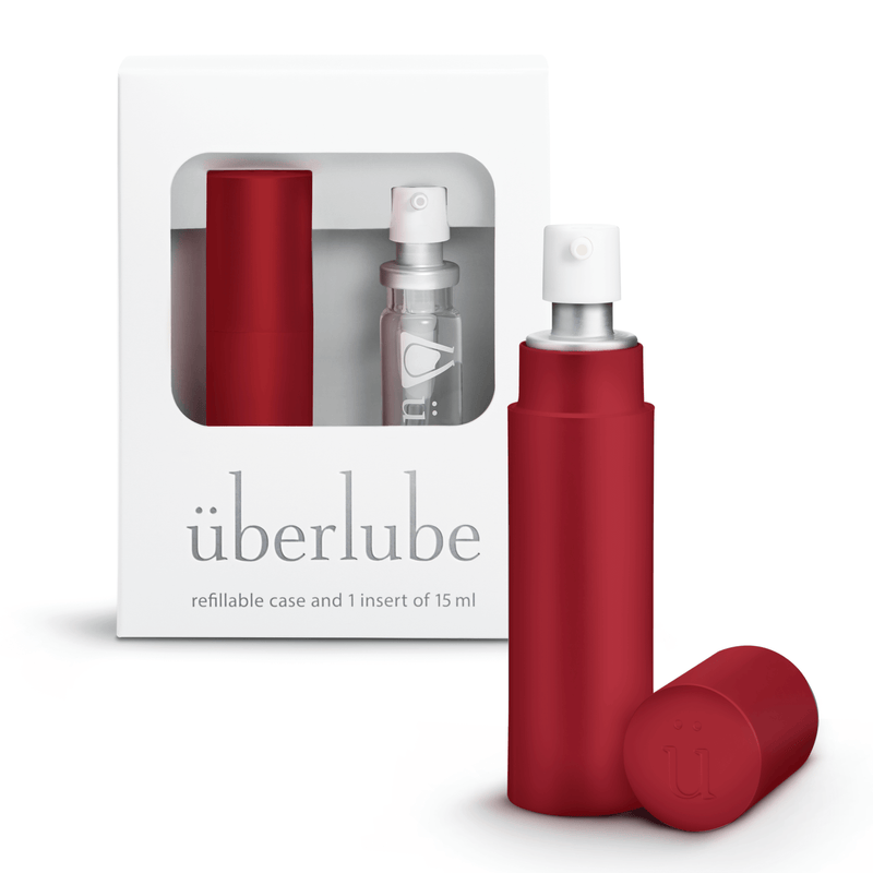 Überlube Good-to-Go Travel Size Lube in Red | Kinkly Shop