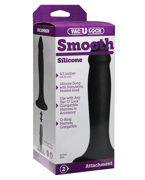 Packaging for the Vac-U-Lock Smooth dildo | Kinkly Shop