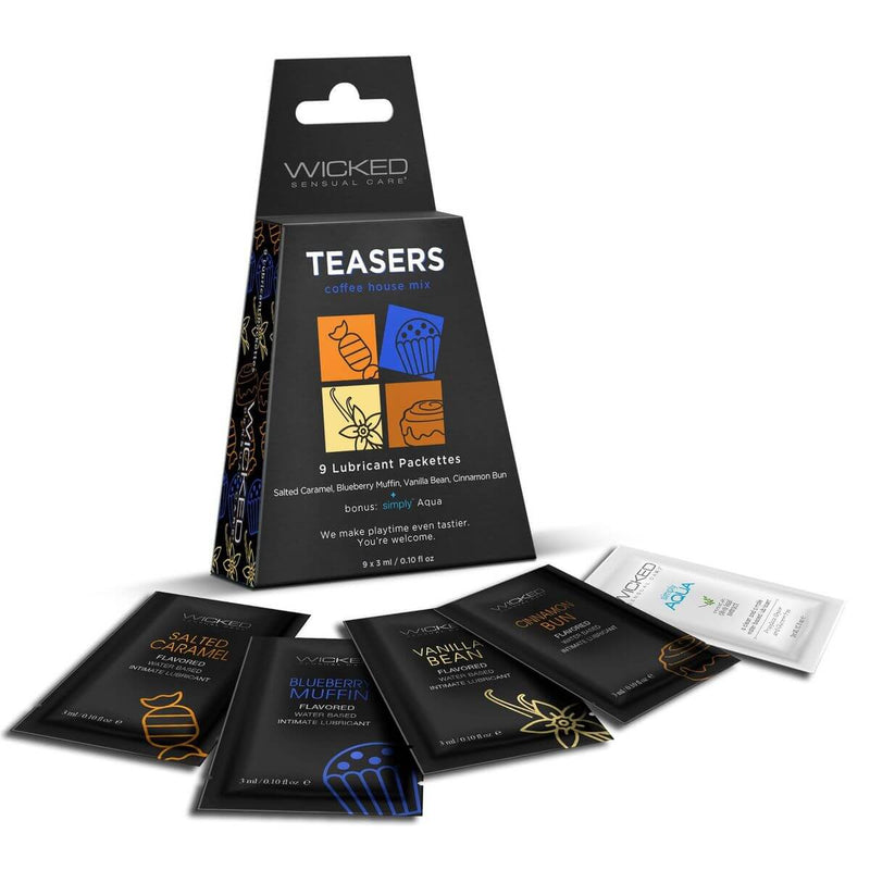 Coffee House Wicked Teasers Flavored Lube Sampler Mix | Kinkly Shop
