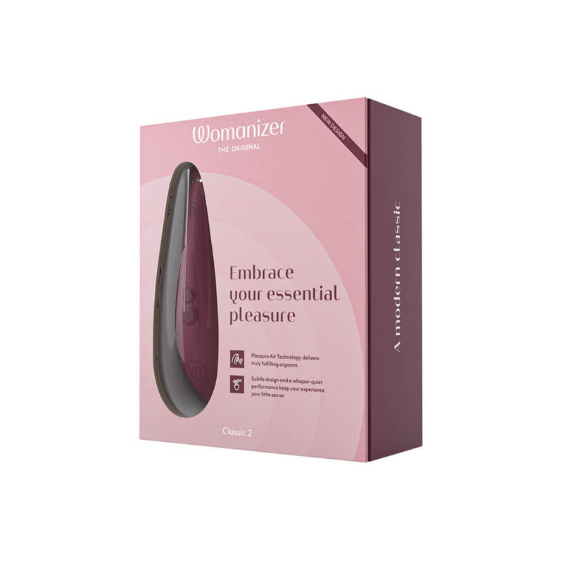 Packaging for the Womanizer Classic 2 | Kinkly Shop